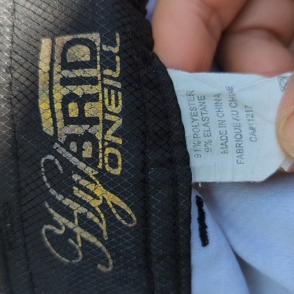 O’NEILL grey plaid hybrid shorts sz 34 - Picture 3 of 7